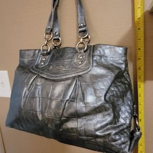 Beautiful metallic Coach bag in excellent conditio